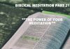 The power of your meditation