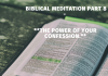The power of your confession