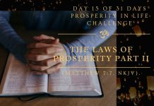 The laws of prosperity part 2