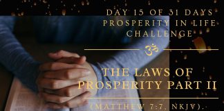 The laws of prosperity part 2