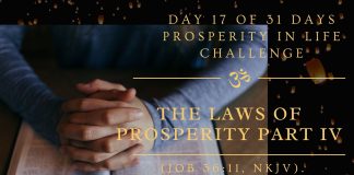 The laws of prosperity part