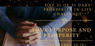 Your purpose and prosperity