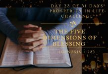 The five dimensions of blessing