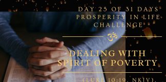 Dealing with Spirit of Poverty