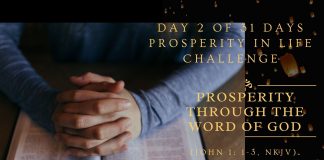 Prosperity through the Word of God