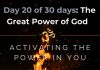 Activating the power in you