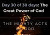 The mighty acts of God
