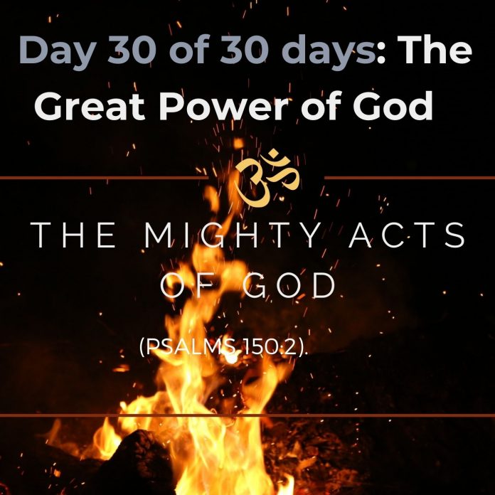 The mighty acts of God