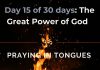 Praying in Tongues
