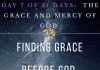 Finding grace before God.
