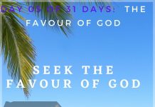 Seek the favor of God