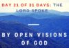 By open visions of God