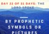 By prophetic symbols or pictures