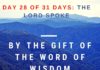By the gift of the Word of Wisdom