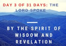 By the Spirit of Wisdom and Revelation