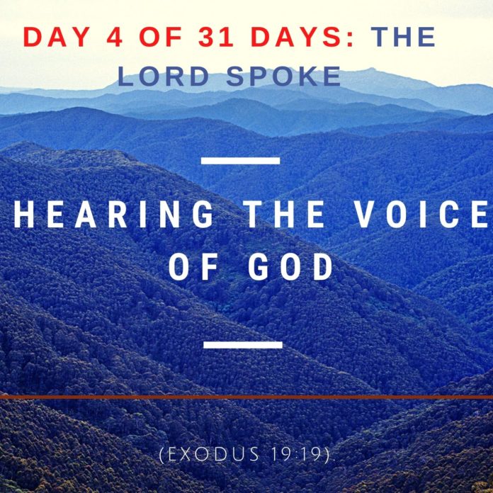 Hearing the voice of God