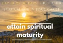 attain spiritual maturity