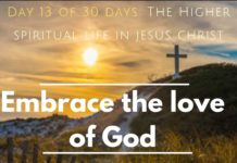 Embrace the love of God