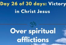 Over spiritual afflictions