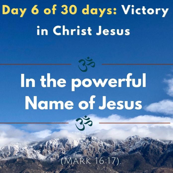 In the powerful Name of Jesus