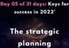 The strategic planning