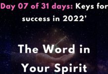 The Word in Your Spirit