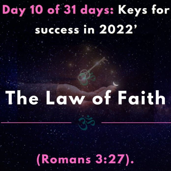 The Law of Faith