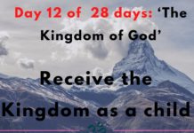 Receive the Kingdom as a child