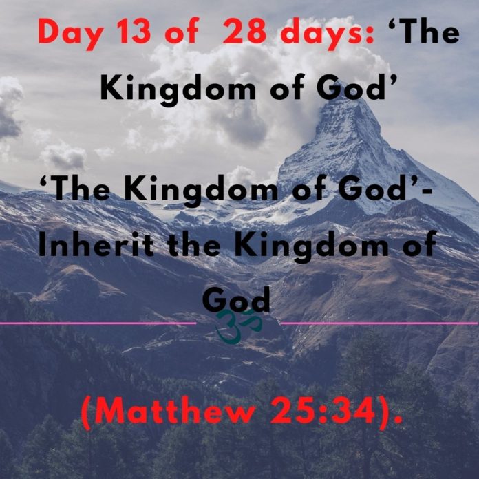 Inherit the Kingdom of God