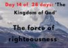 The force of righteousness