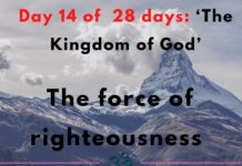 The force of righteousness