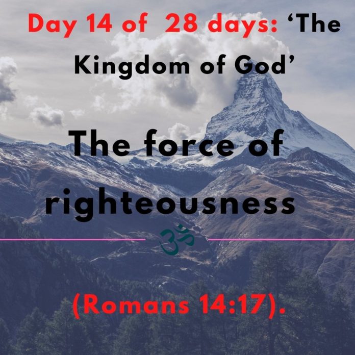 The force of righteousness