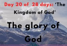 The glory of God