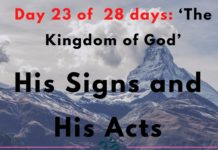 His Signs and His Acts