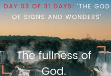 The fullness of God.