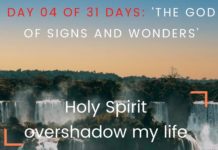 Holy Spirit overshadow my life