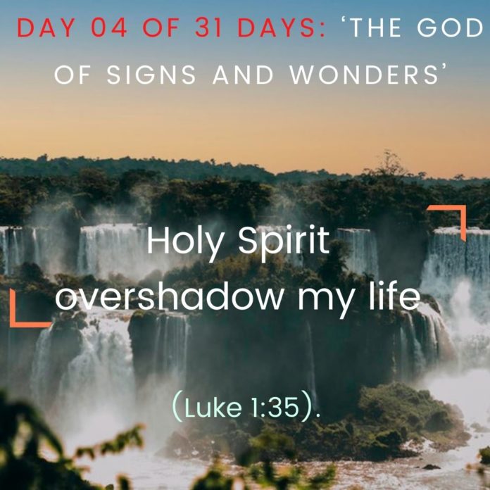 Holy Spirit overshadow my life