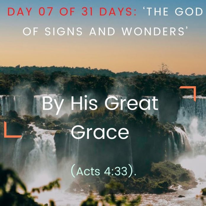 By His Great Grace