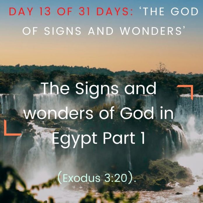 The Signs and wonders of God in Egypt Part 1