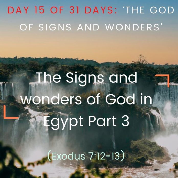 The Signs and wonders of God in Egypt Part 3