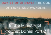 In the Ministry of  Prophet Daniel Part 2