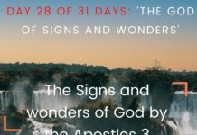 The Signs and wonders of God by the Apostles 3