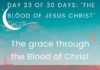 The grace through the Blood of Christ