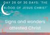 Signs and wonders attested Christ