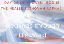 Healings through His Word