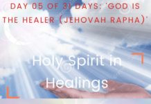 Holy Spirit in Healings