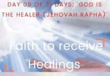 Faith to receive Healings