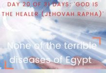 None of the terrible diseases of Egypt