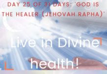 Live in Divine health!