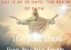 The just shall live by his faith.
